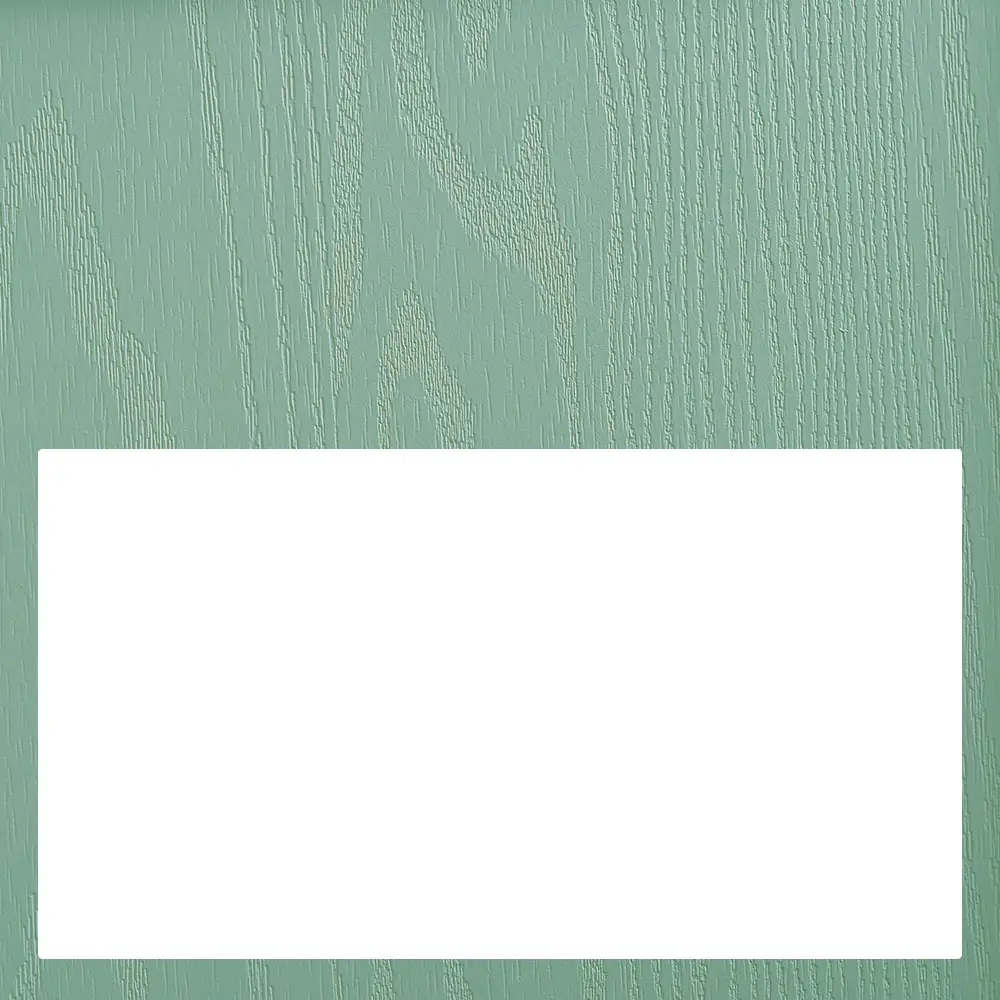 Chartwell Green / White Base uPVC colour finish