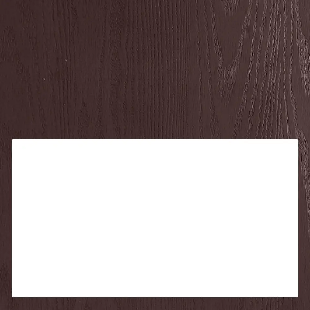 Rosewood / White Base uPVC colour finish